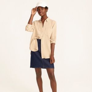 J Crew Classic Fit Cozy Gauze Shirt, 4 , NWT